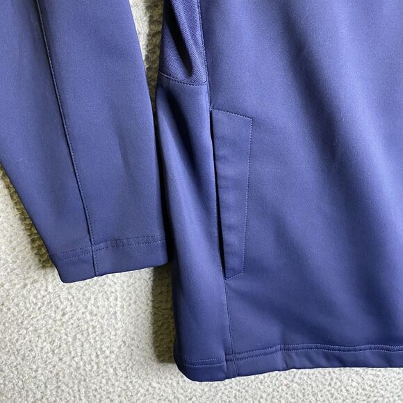 Zero Restriction 1/4 Zip Pullover Mens XXL 2XL US Open 2021 Tennis Blue Logo - Picture 6 of 14